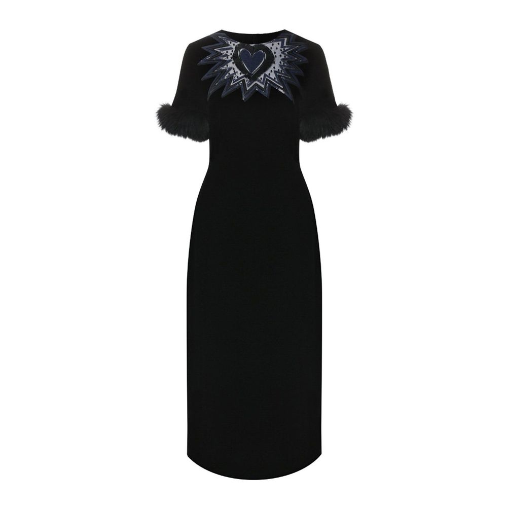Fendi Black Viscose Casual Dress