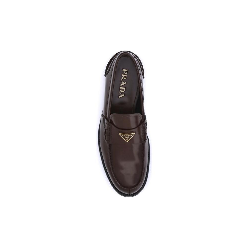 Prada Triangular plaque Loafers PR-2DB223FX000055F0NBL-EU 38 | US 5
