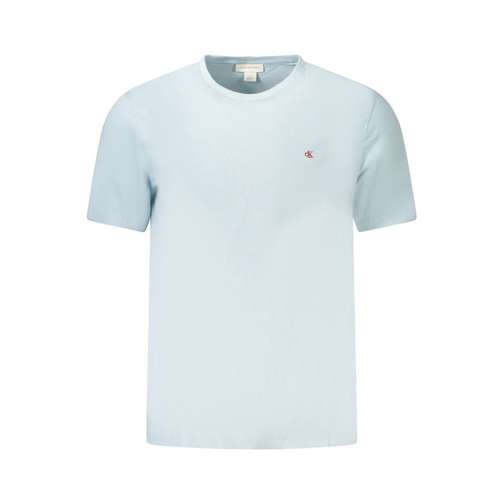 Calvin Klein Blue Cotton Men T-Shirt CA-39200-M