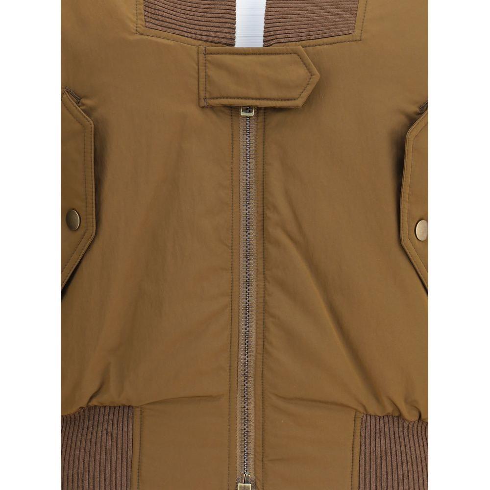 Chloé Nylon Bomber Jacket CH-CH25AVE16113233-IT36 | XS