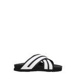Palm Angels White Leather Slippers Sandals PA-8547346743561-EU35/US5