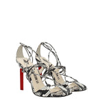 The Attico White Leather Stiletto Heels Sandals TH-8547405496585-EU37/US7