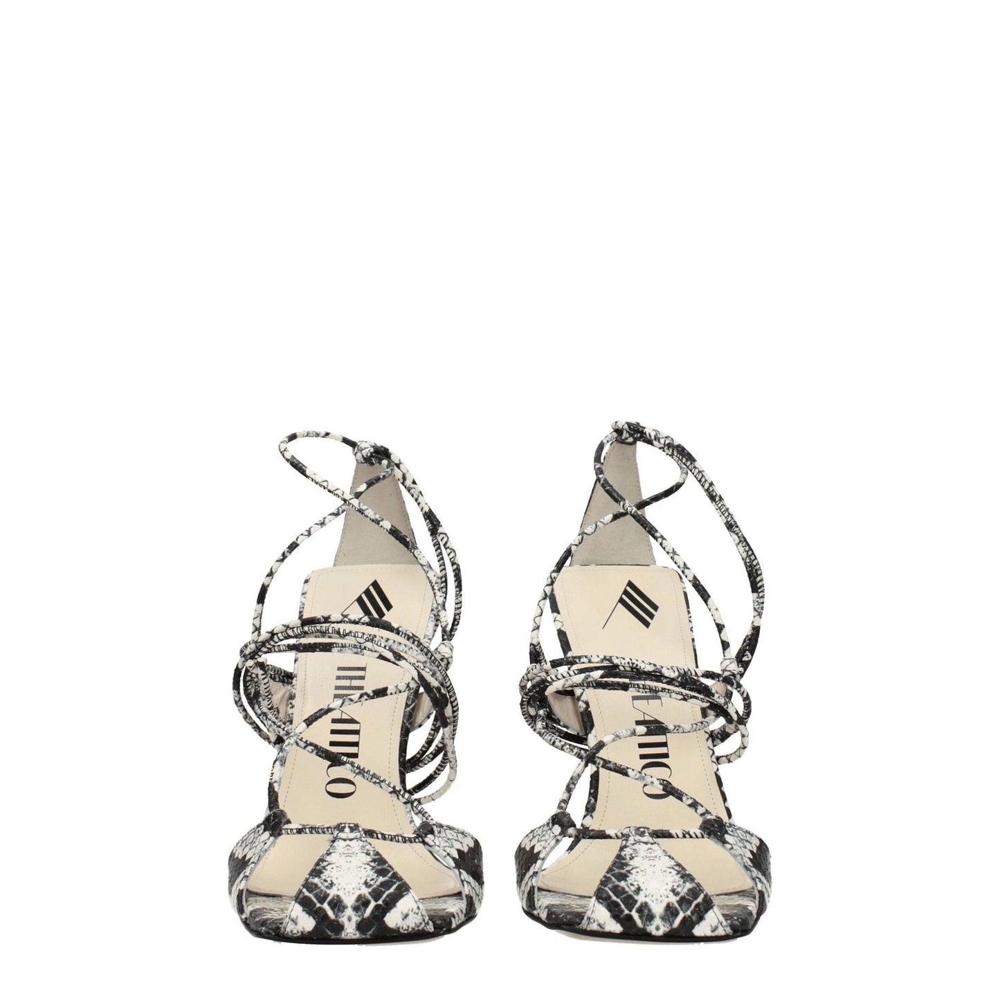 The Attico White Leather Stiletto Heels Sandals TH-8547405496585-EU37/US7