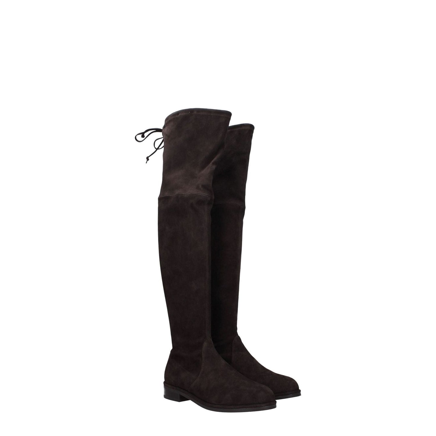 Stuart Weitzman Brown Leather Over The Knee ST-8547426140425-EU35.5/US5.5
