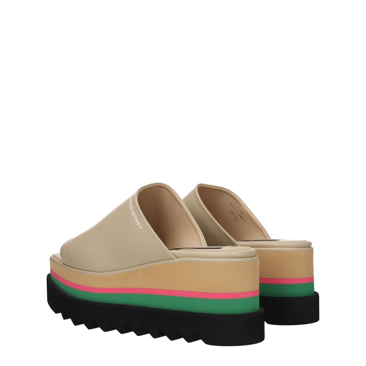 Stella McCartney Beige Leather Slippers Sandals ST-8547462381833-EU37.5/US7.5