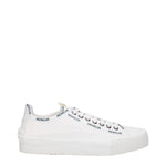 Moncler White Fabric Low Tops MO-8616468185353-EU35/US5