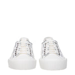 Moncler White Fabric Low Tops MO-8616468185353-EU35/US5