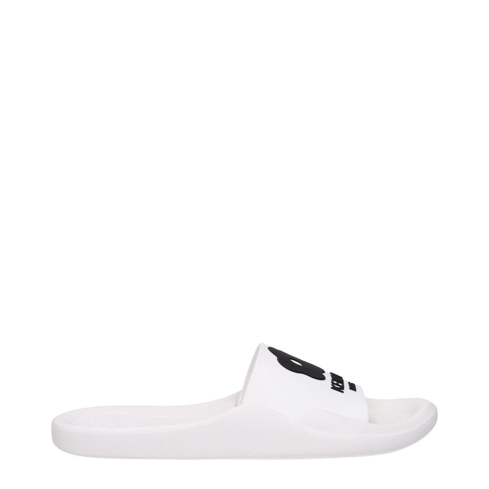 Kenzo White Cotton Slippers Sandals KE-9312232702217-EU36/US6