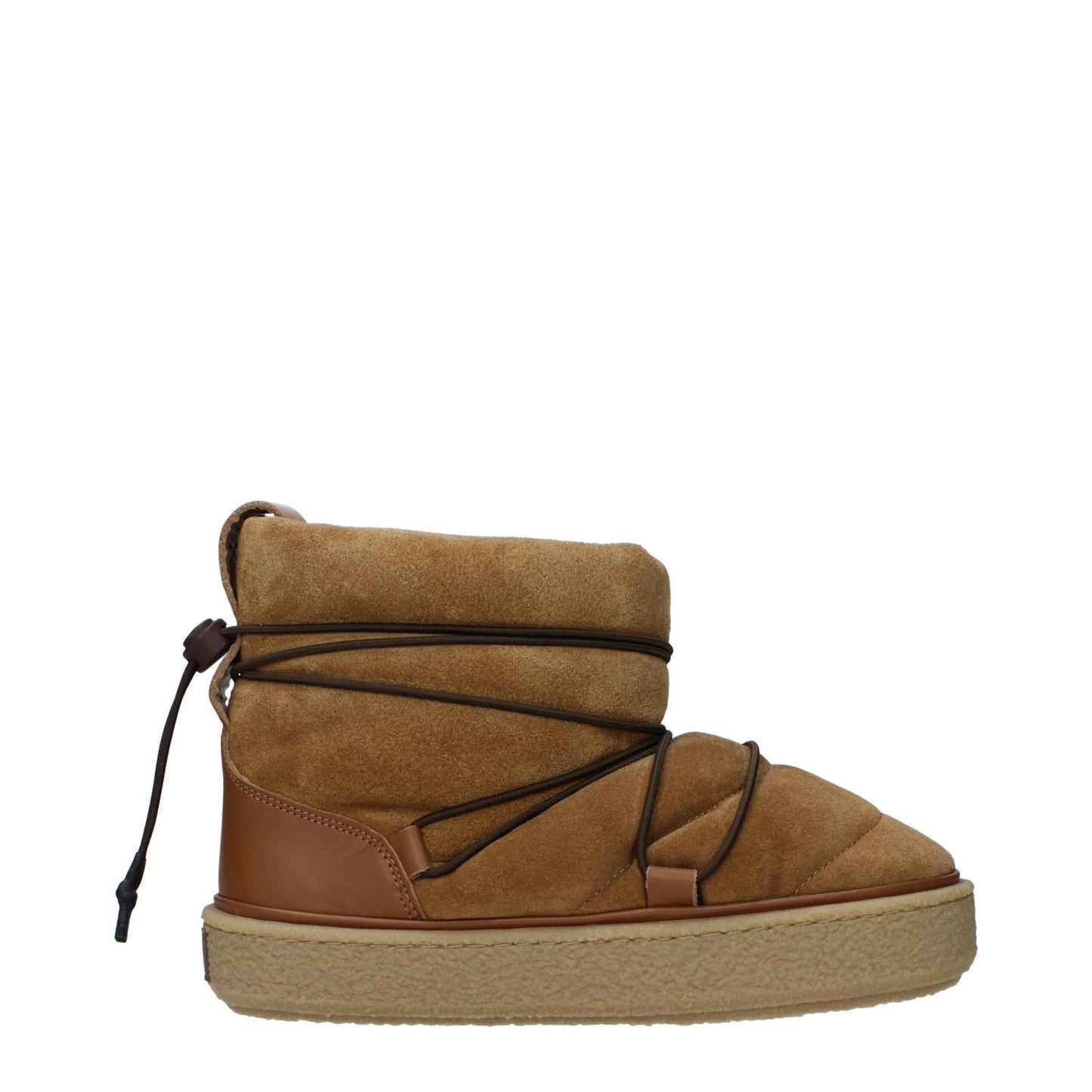 Isabel Marant Brown Leather Ankle Boots IS-10031390195977-EU36/US6