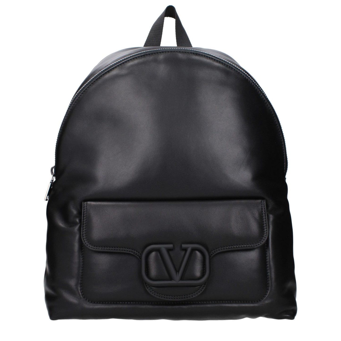 Valentino Garavani Black Leather Backpacks VA14895187034377BT