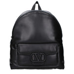 Valentino Garavani Black Leather Backpacks VA14895187034377BT