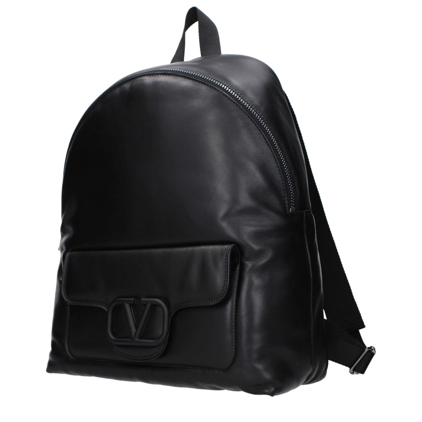 Valentino Garavani Black Leather Backpacks VA14895187034377BT