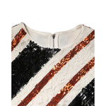 Dolce & Gabbana Multicolor Sequin Embellished Shift Dress DR81820-36