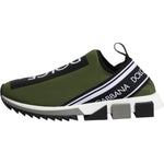 Dolce & Gabbana Green Logo Low Top Sorrento Men Sneakers Shoes MV7755-40