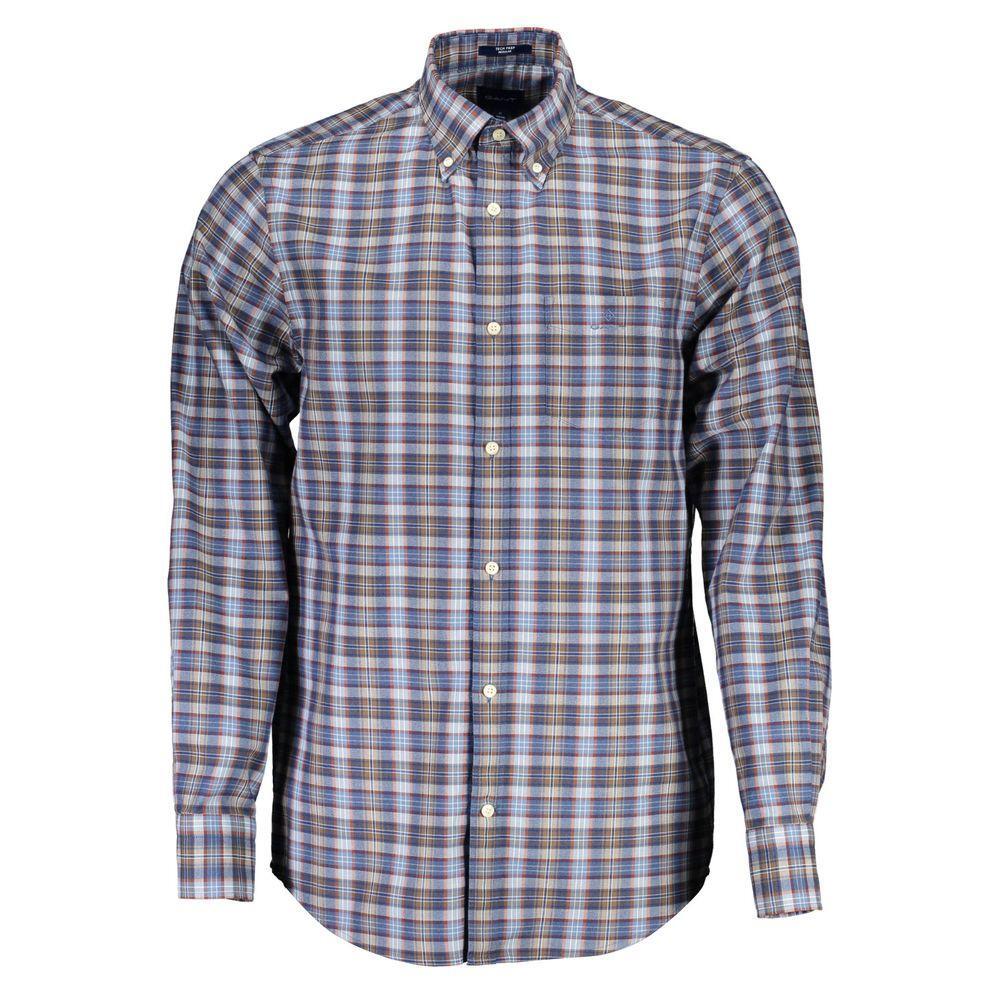 Gant Blue Cotton Shirt GA-4026-S
