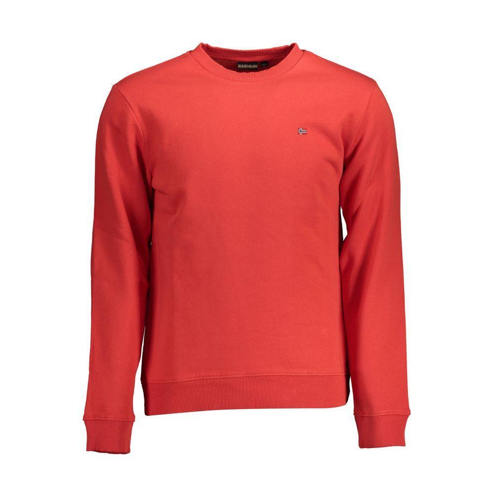 Napapijri Red Cotton Sweater NA-14616-S