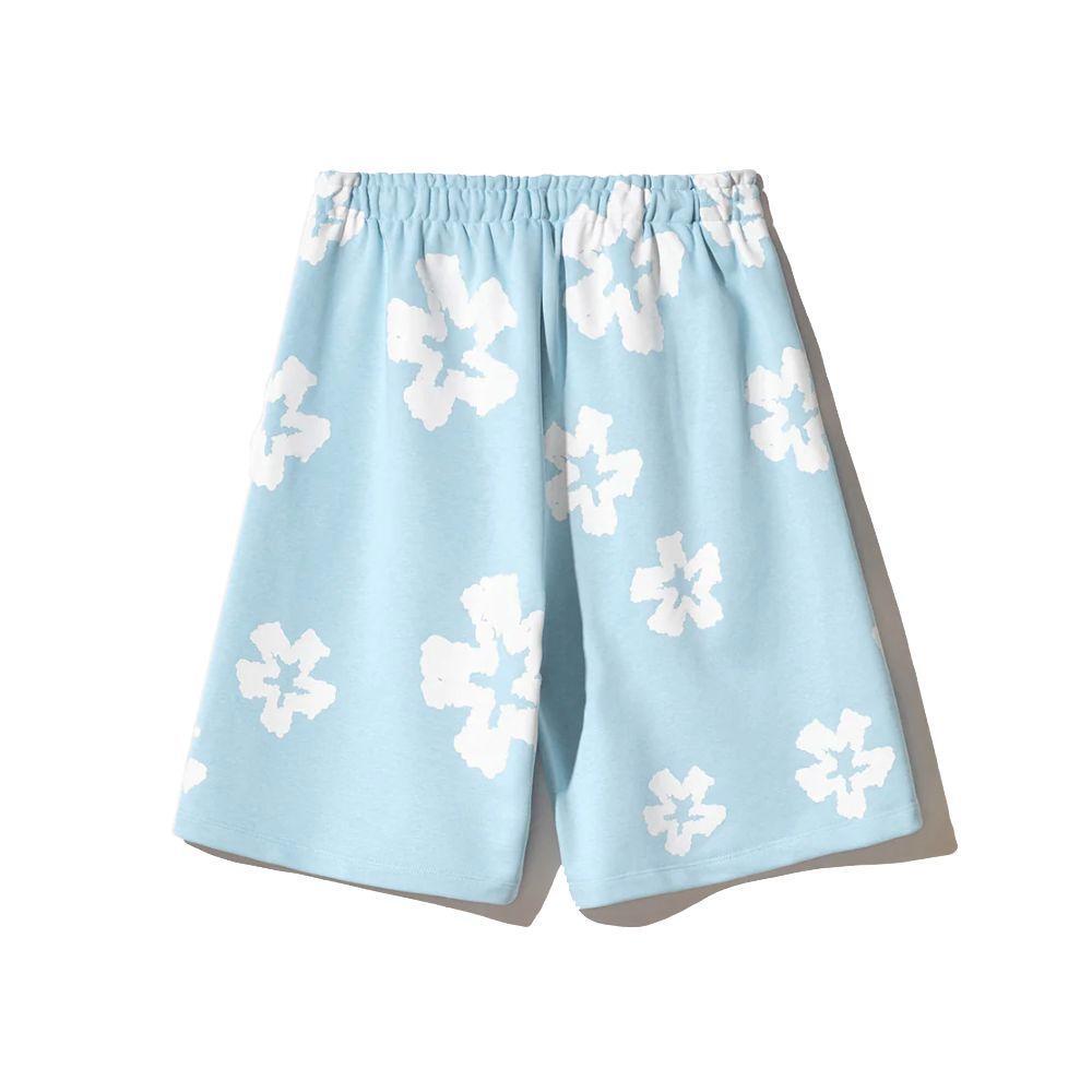 Comme Des Fuckdown Blue Cotton Short