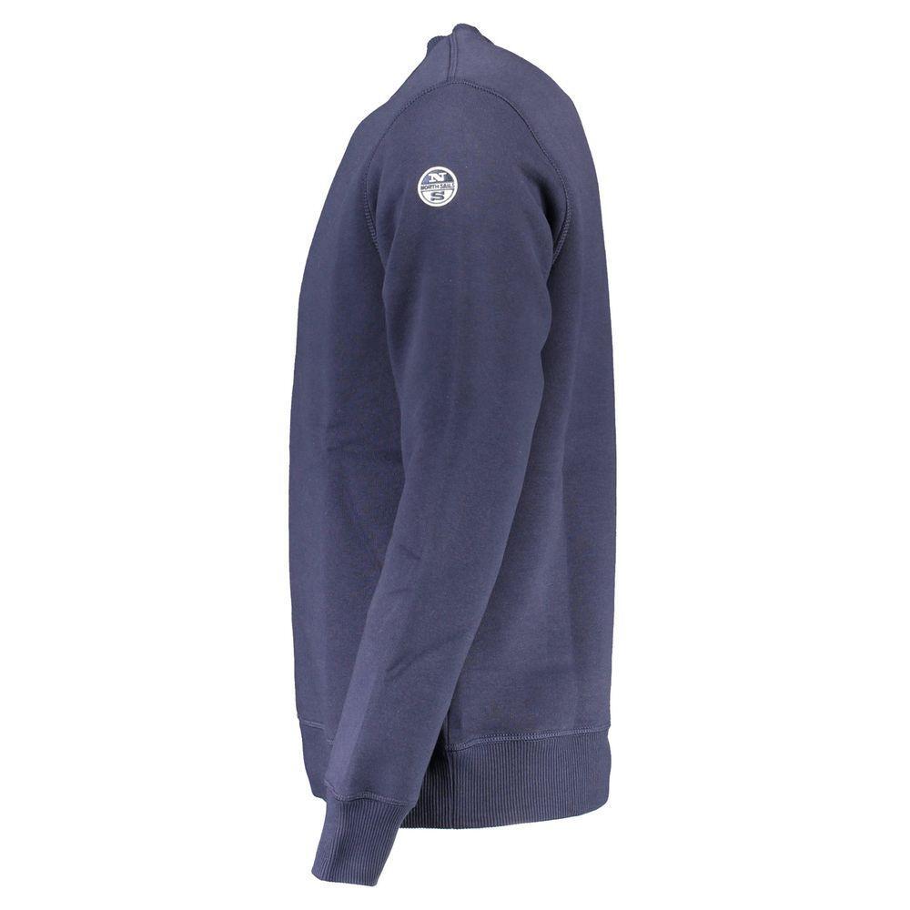 North Sails Blue Cotton Sweater NO-16225-XXL