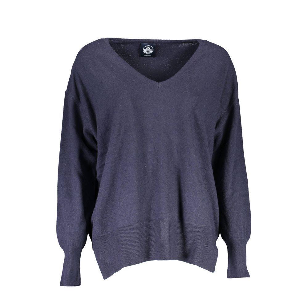 North Sails Blue Wool Sweater NO-16400-XS