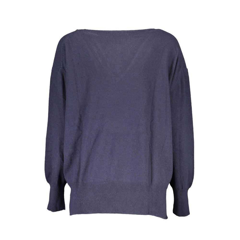 North Sails Blue Wool Sweater NO-16400-XS