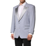 Dolce & Gabbana Gray Wool Single Breasted Men Suit Blazer JKT41547-56
