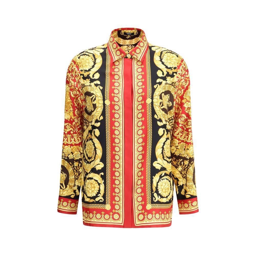 Versace Pure silk Shirt VE-10013601A152155R650-IT40 | M