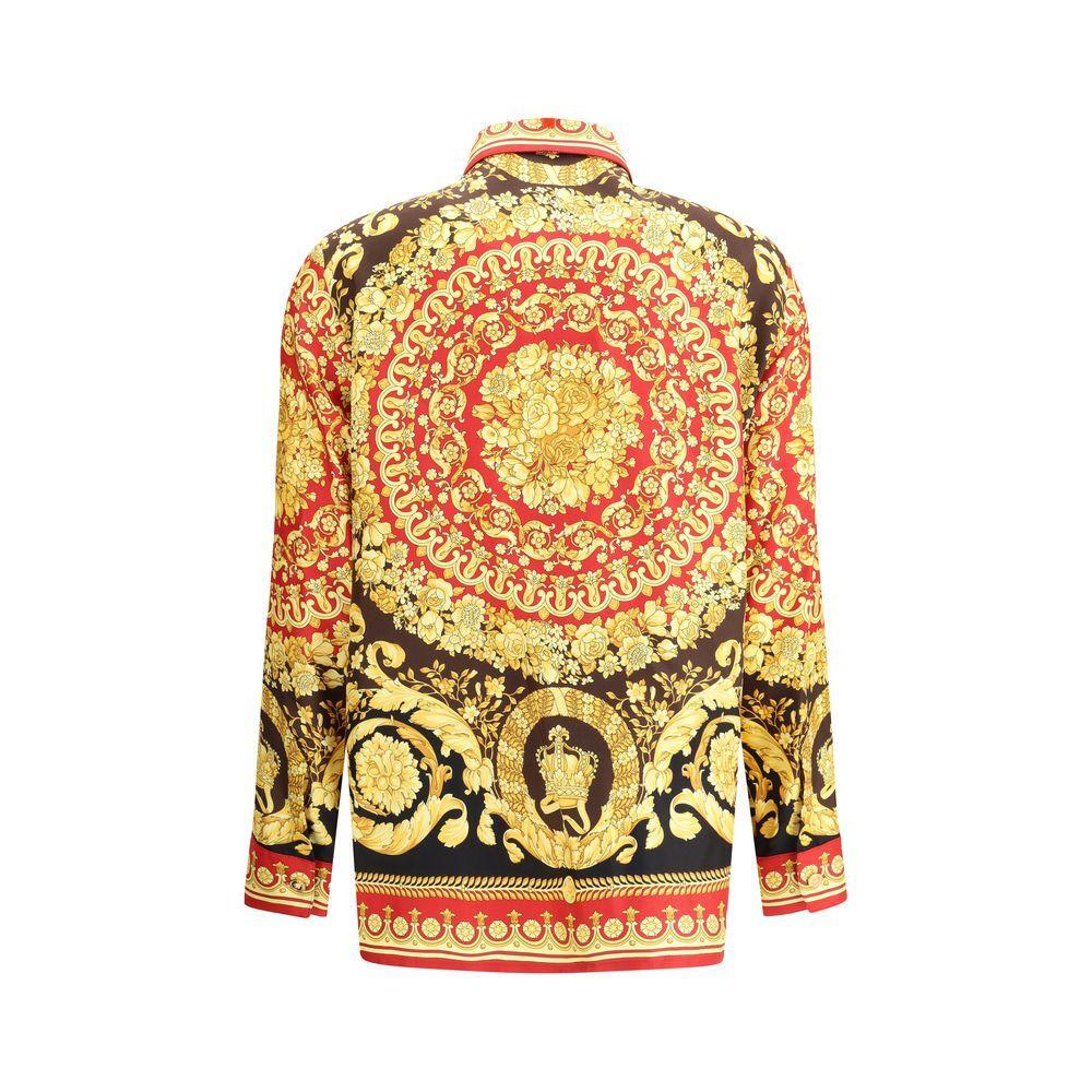 Versace Pure silk Shirt VE-10013601A152155R650-IT40 | M