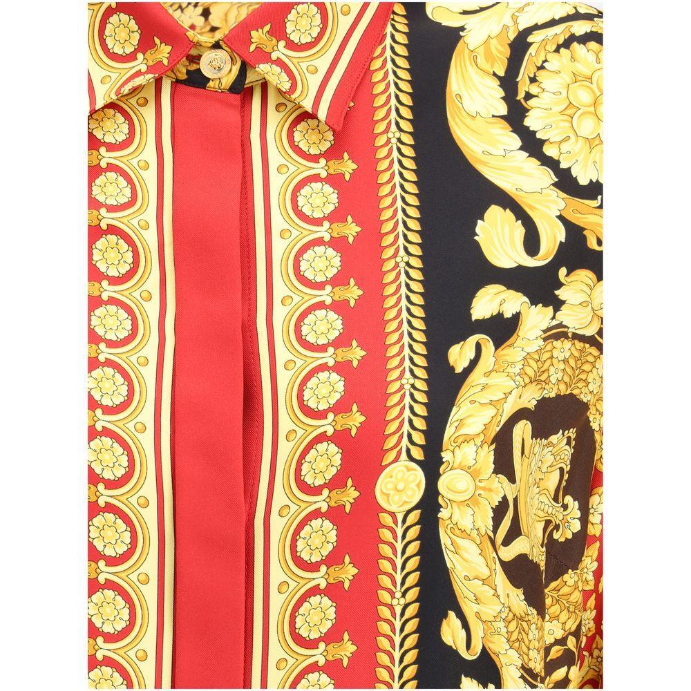 Versace Pure silk Shirt VE-10013601A152155R650-IT40 | M