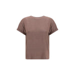 Brunello Cucinelli cashmere glitter T-shirt BR-M41810000C4272-XL