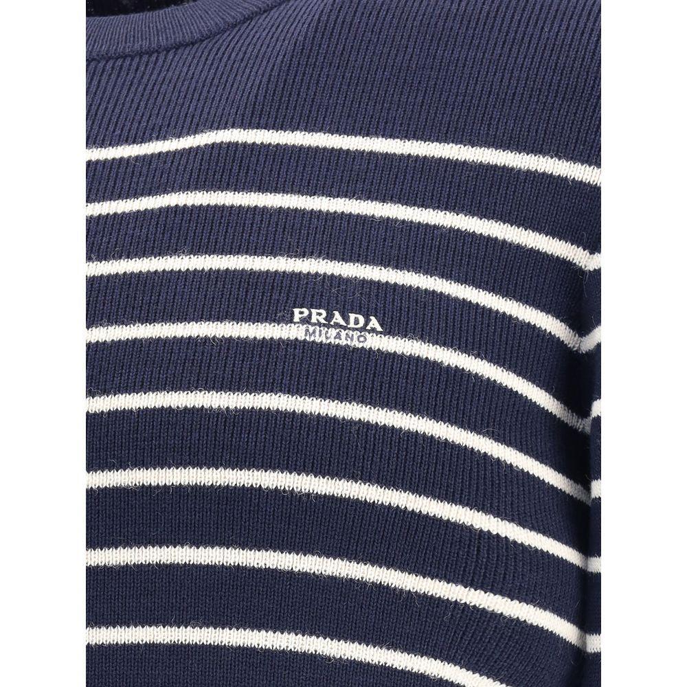 Prada Striped Sweater PR-UMF116SOOO17V5F0008-IT46 | S