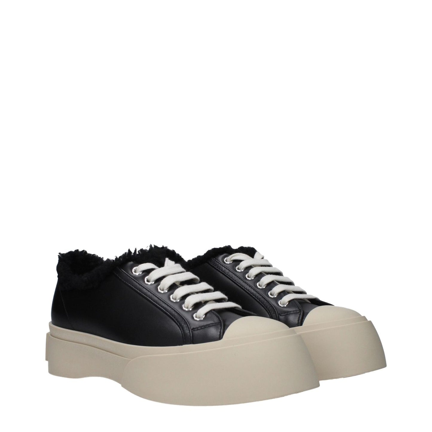 Marni Black Leather Chunky Sneakers MA-9490986074377-EU38/US8