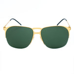 Italia Independent Gold Metal Sunglasses