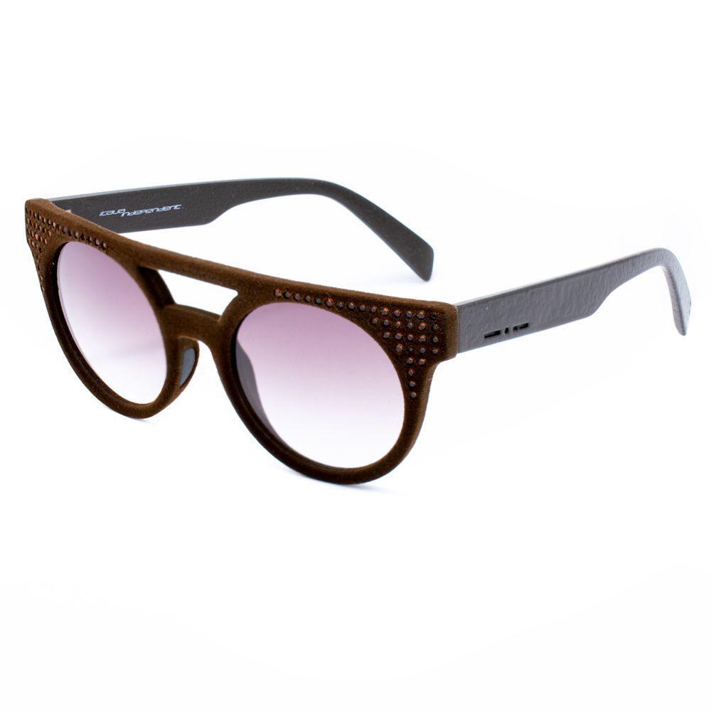 Italia Independent Brown Acetate Sunglasses