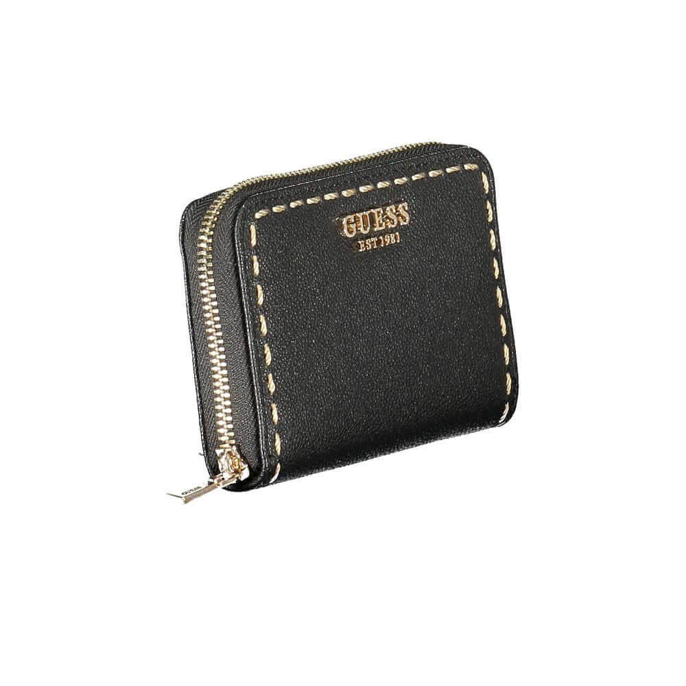 Guess Jeans Black Polyethylene Wallet