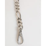 Dolce & Gabbana Silver Tone Brass Chain Lobster Clasp DG Logo Bracelet SMY11078