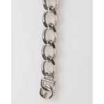 Dolce & Gabbana Silver Tone Brass Chain Lobster Clasp DG Logo Bracelet SMY11078