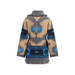 Alanui Icon Jacquard Cardigan AL-LWHB064E25KNI0026206CAMELIRON-M