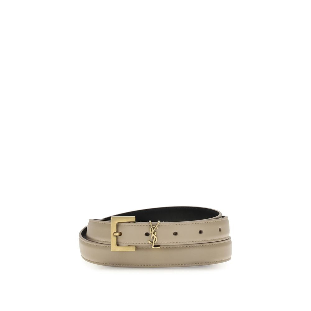 Saint Laurent Cassandre slim Belt SA-554465BOO0W2721-95 CM / 38 INCHES