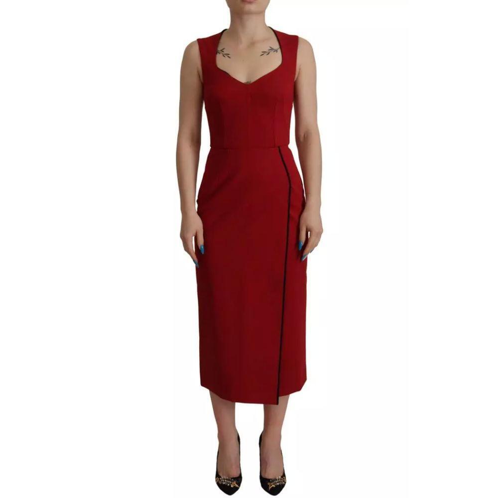 Dolce & Gabbana Red Viscose Dress DO-15965-IT40|S