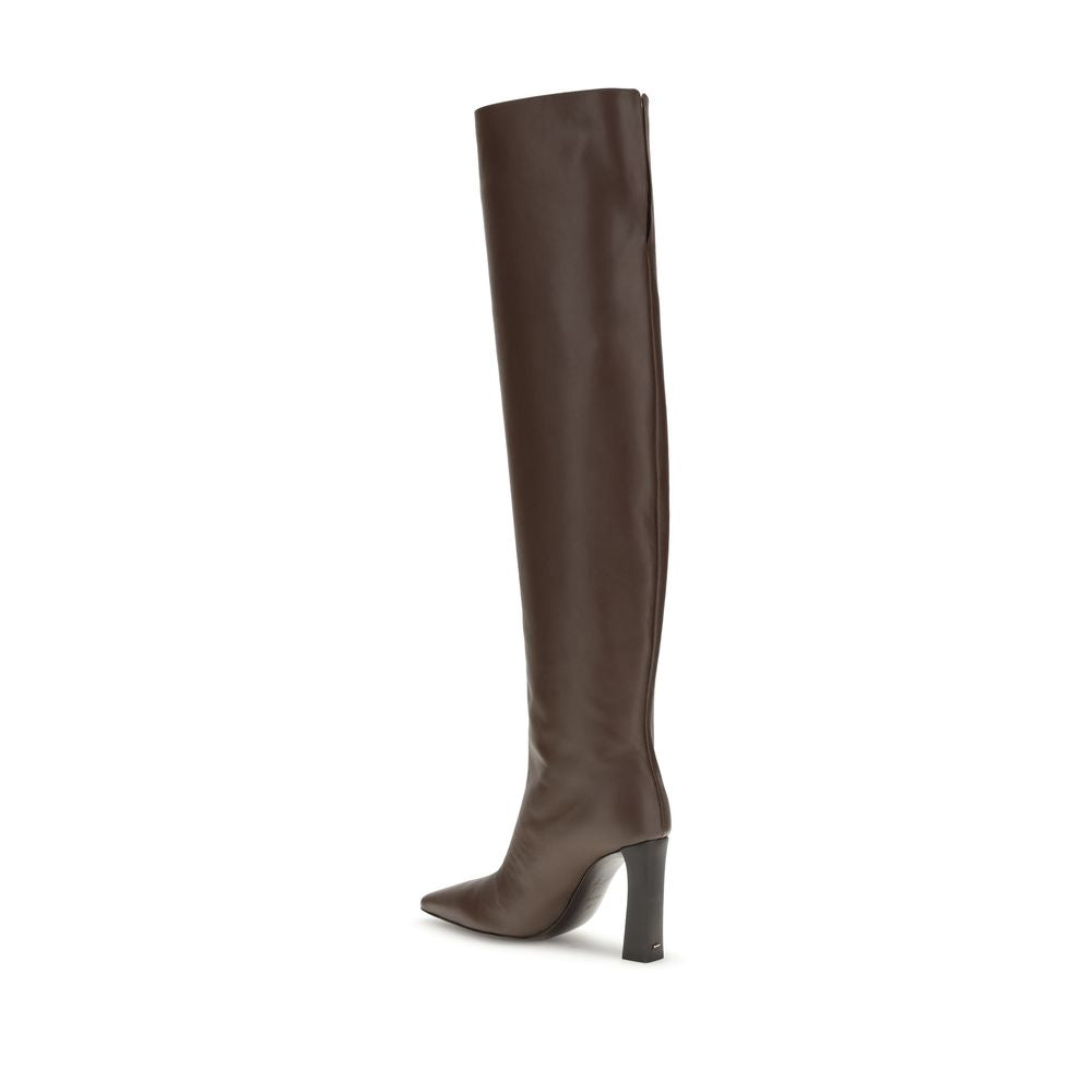 Giuseppe Zanotti Extra high leather Boots GI-I580009002-EU36/US6