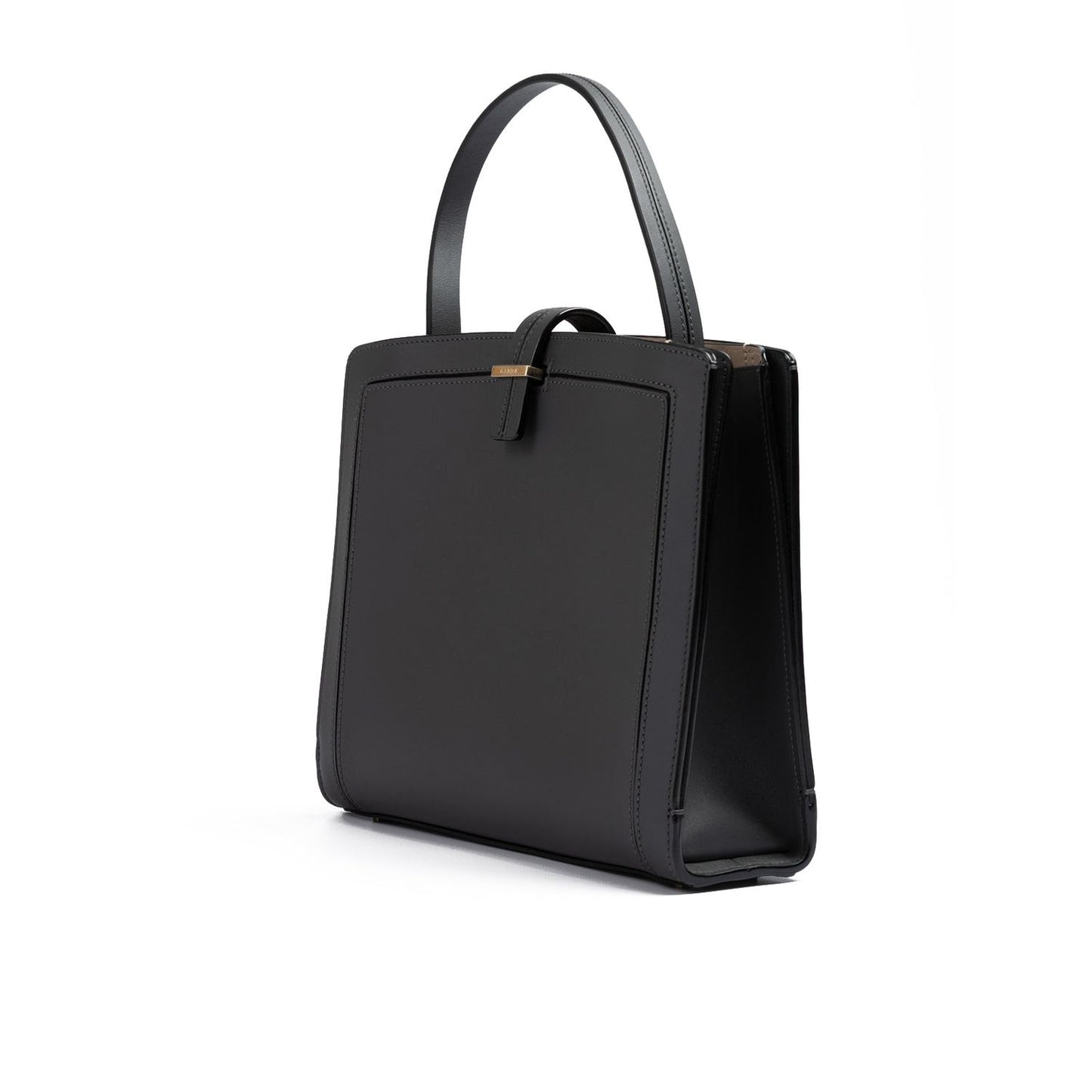 Giada Anthracite Leather Shoulder Bag GI300725-1