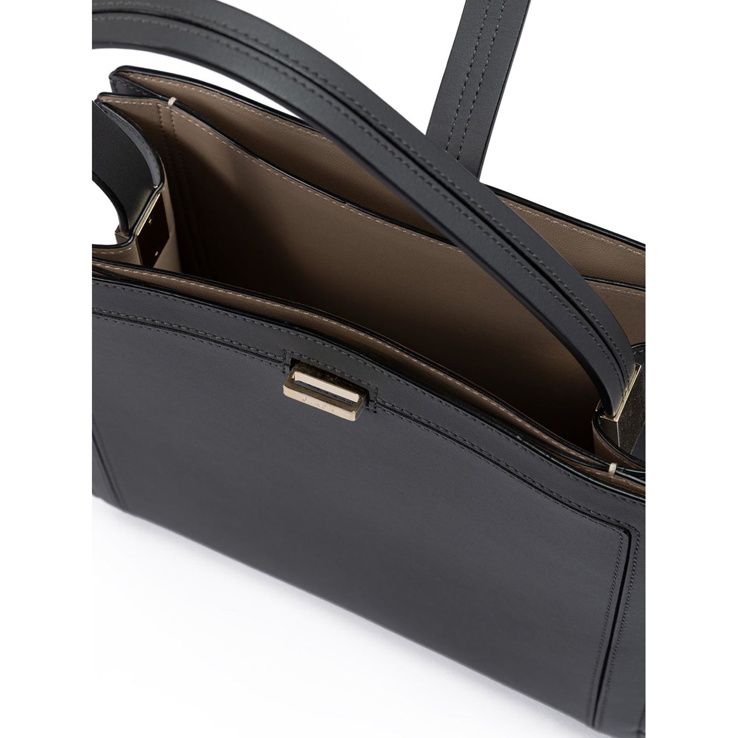 Giada Anthracite Leather Shoulder Bag GI300725-1