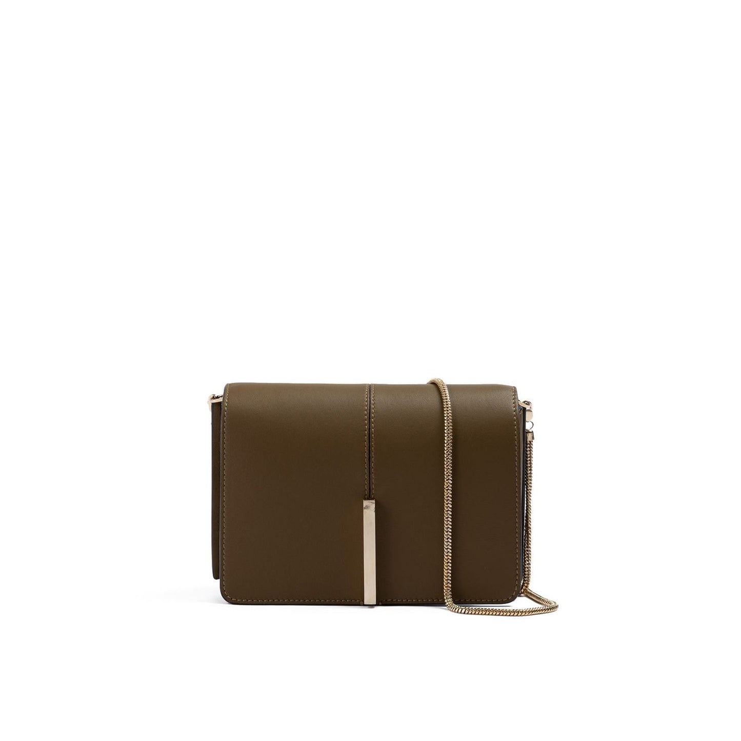 Giada Olive Green Leather Crossbody Bag GI300725-3