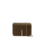 Giada Olive Green Leather Crossbody Bag GI300725-3