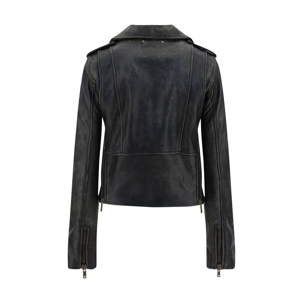 Golden Goose Leather Jacket GO-GWP00848P00064790100-IT40 | M