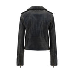Golden Goose Leather Jacket GO-GWP00848P00064790100-IT40 | M