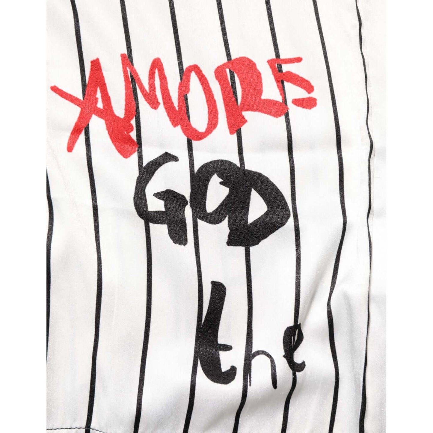 Dolce & Gabbana Tradizione Graffiti Print Oversized Men T-shirt