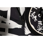 Dolce & Gabbana Black White Cotton Oversized Graffiti T-shirt