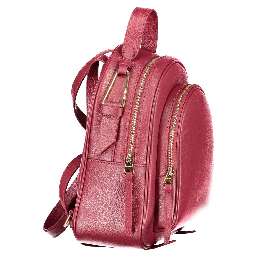 Coccinelle Purple Leather Backpack