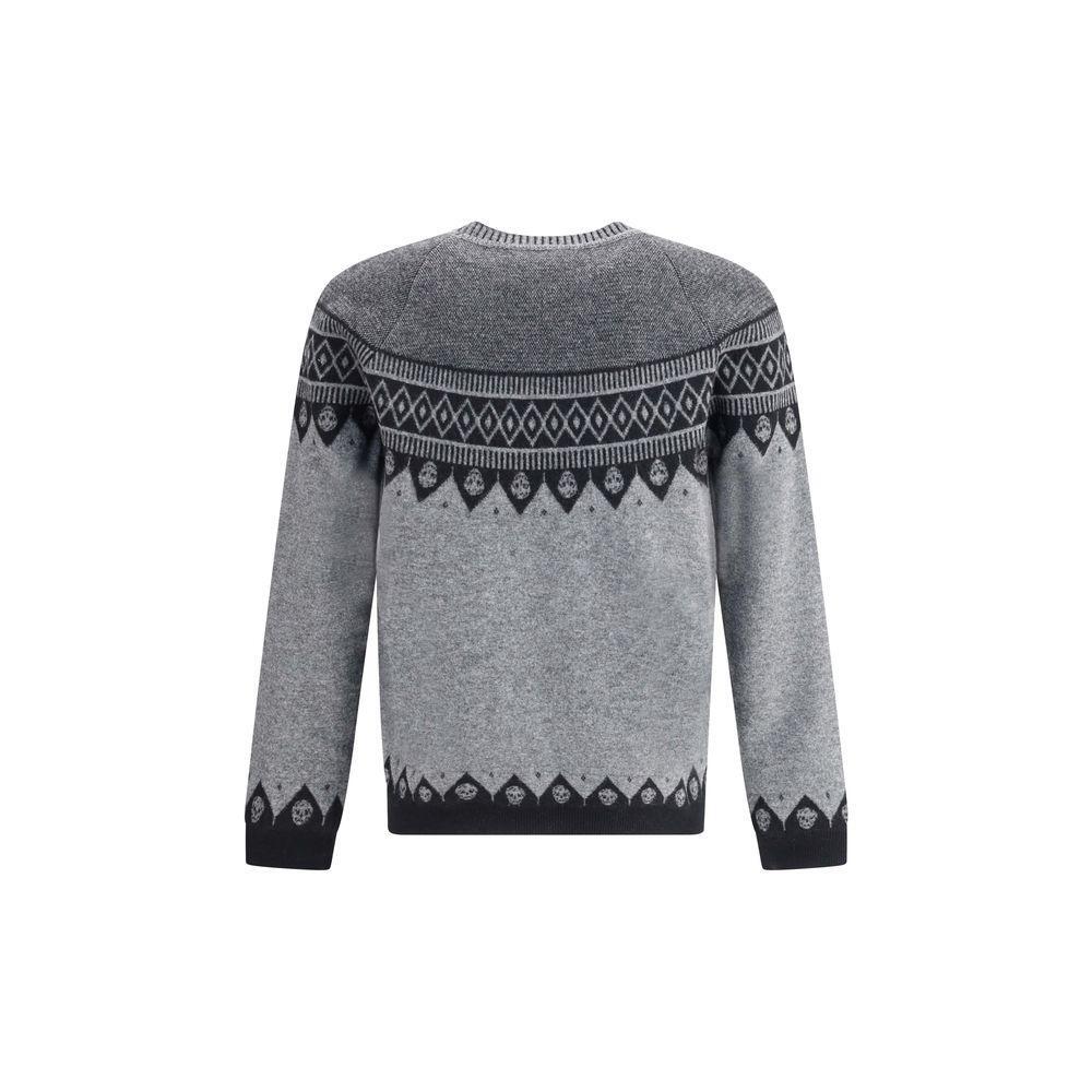 Alexander McQueen Jacquard pattern with skulls Sweater AL-839663Q1BD51363-S